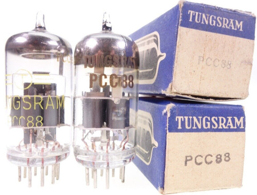 Pcc88 7dj8 tungsram pair - =,