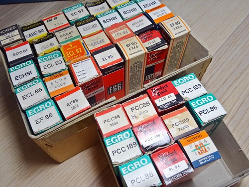 Lot röhren ecc81 ecc82 - lot,